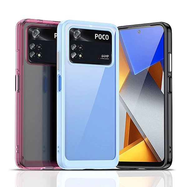 Outer Space Case etui Xiaomi Poco M4 Pro pokrowiec z elastyczną ramką