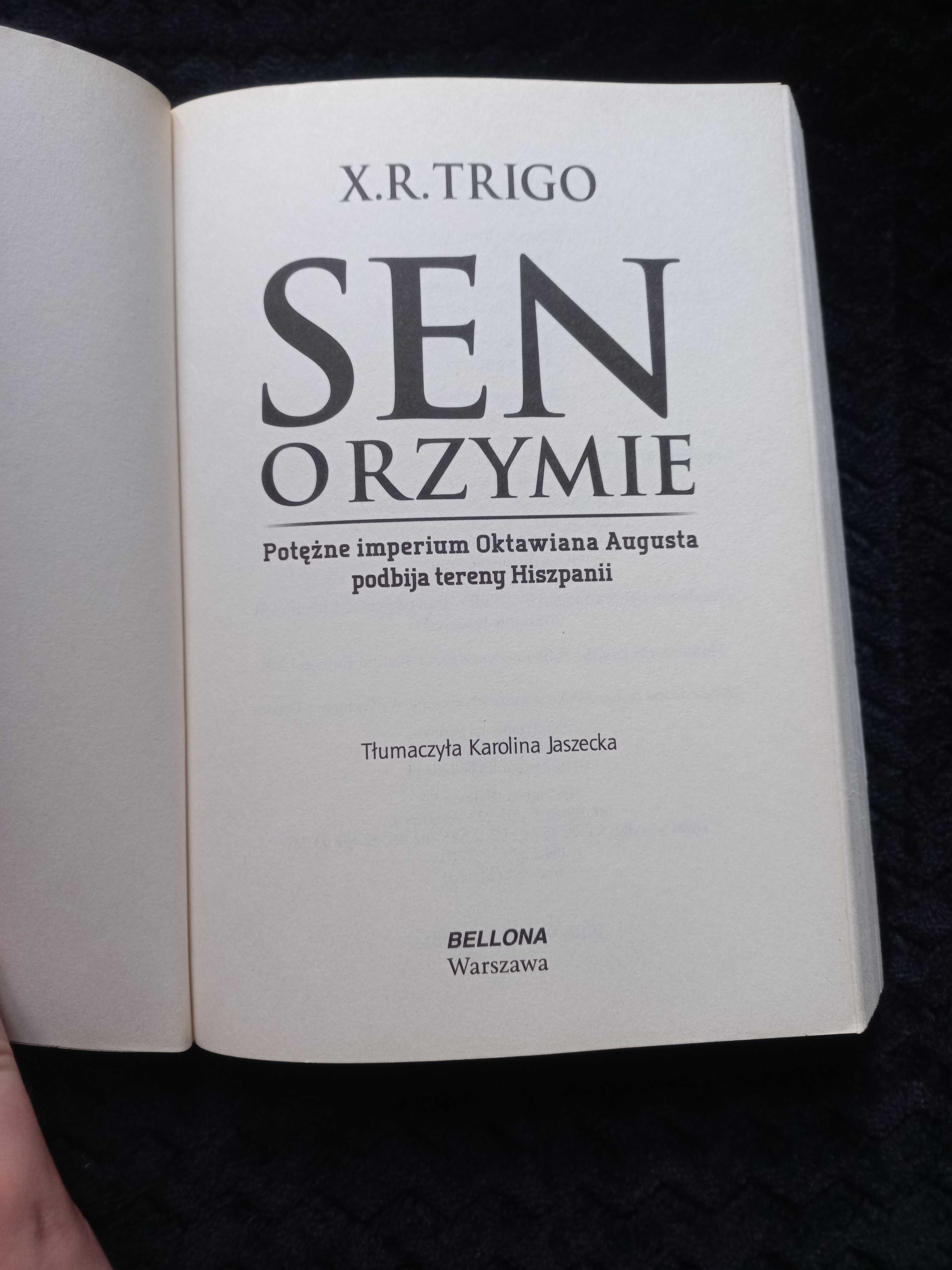 Książka "Sen o Rzymie" - Xulio Ricardo Trigo