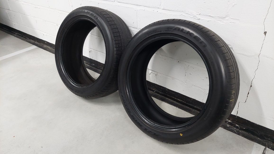 Opony letnie 245/45 19 cali, bieżnik 6,0-6,5 mm, komplet 4 sztuk