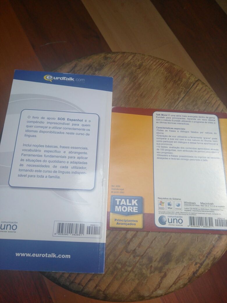 CD e Livro apoio Espanhol