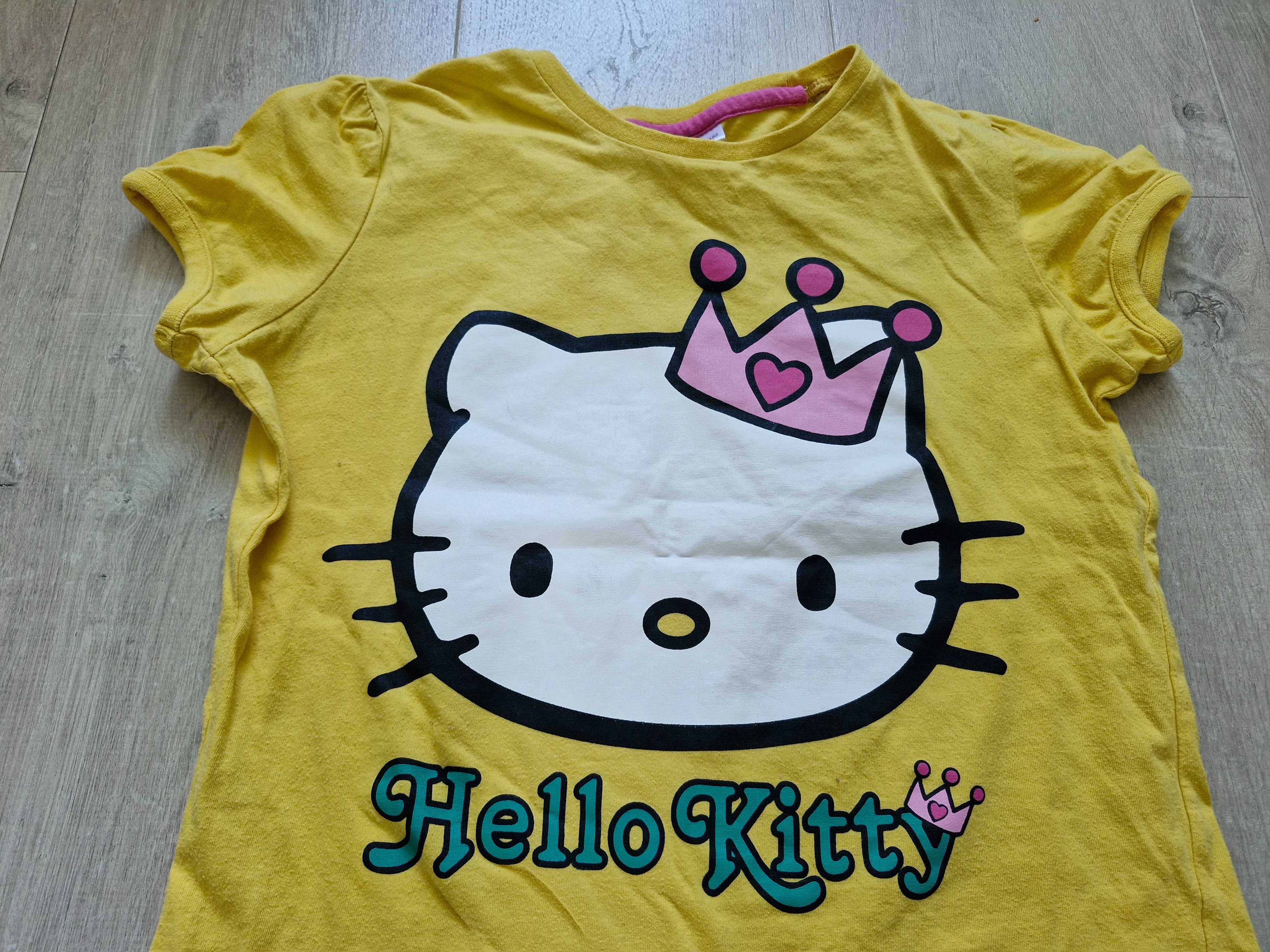 Koszulka z krótkim rekawem tshirt Hello Kitty r.146-152 Kappahl