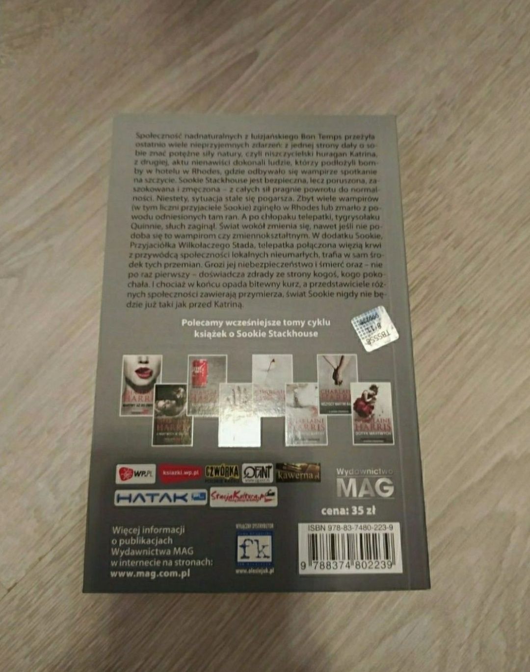 Książka Tom 8 "Gorzej niż martwy" Charlaine Harris - Sookie Stackhouse