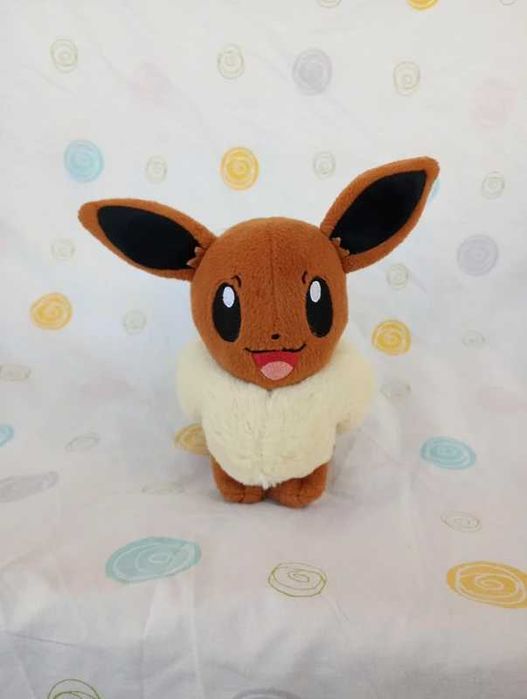 Pokemon peluche autêntico eevee da marca tomy