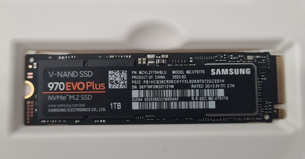 Samsung Evo970 plus 1TB 99%