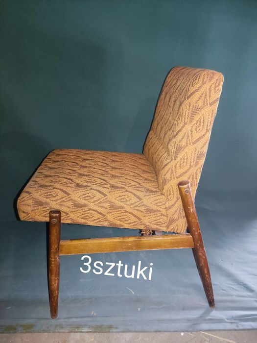 Fotele  sztuki 3 "Celia" PRL