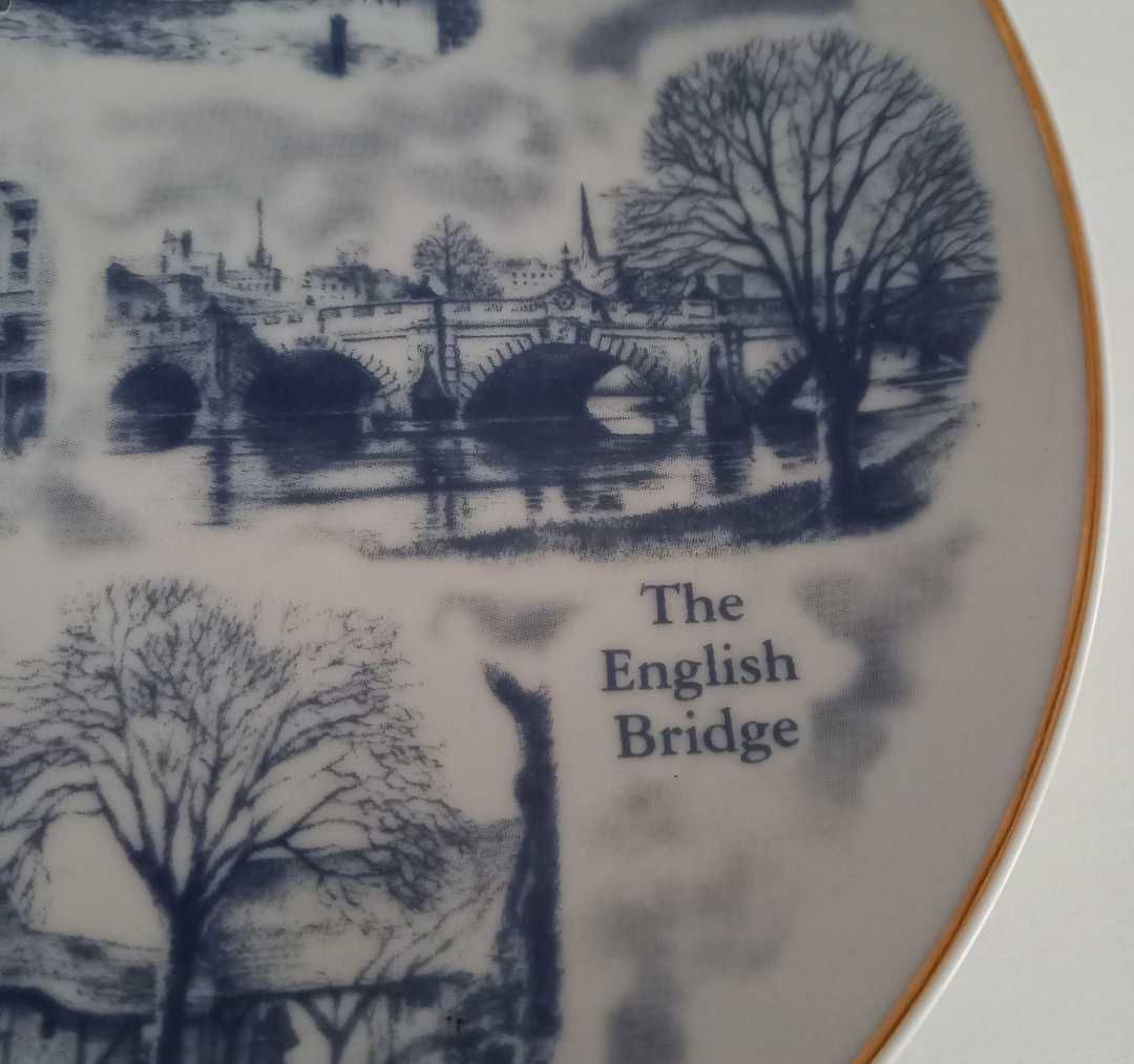 Rarytas talerze Norfolk porcelana Poppy Line Shrewsbury talerz vintage