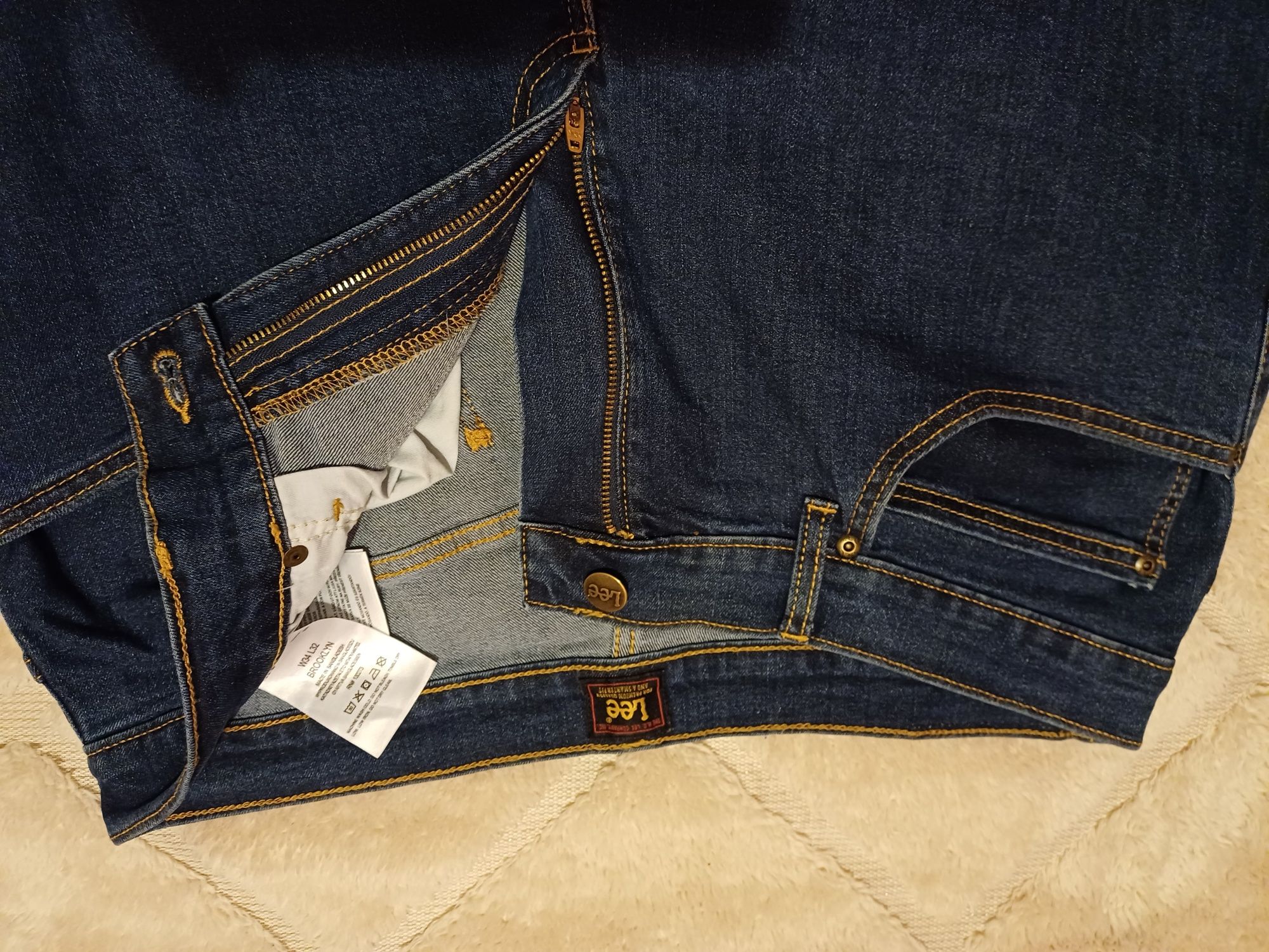 Jak nowe Jeansy męskie spodnie Lee Brooklyn straight 34/32 dżinsy