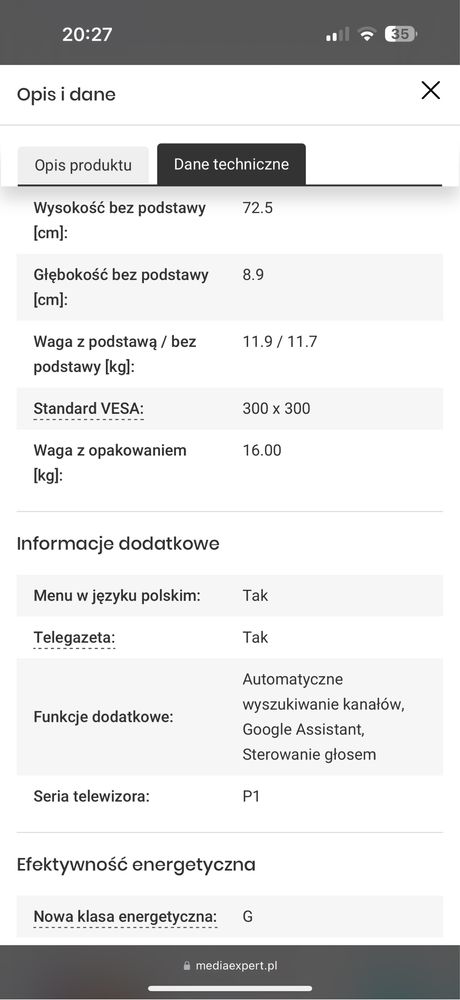 Telewizor XIAOMI P1 L55M6-6AEU 55" LED