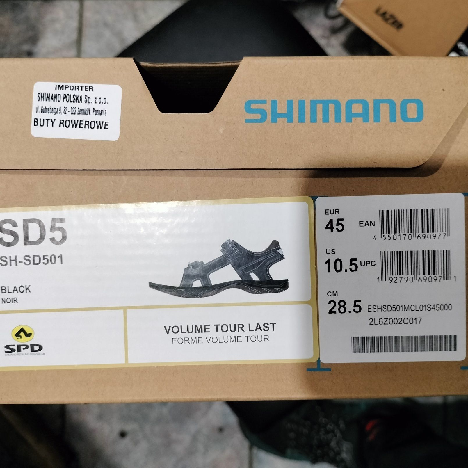 Buty SPD Shimano sandały 45 nowe