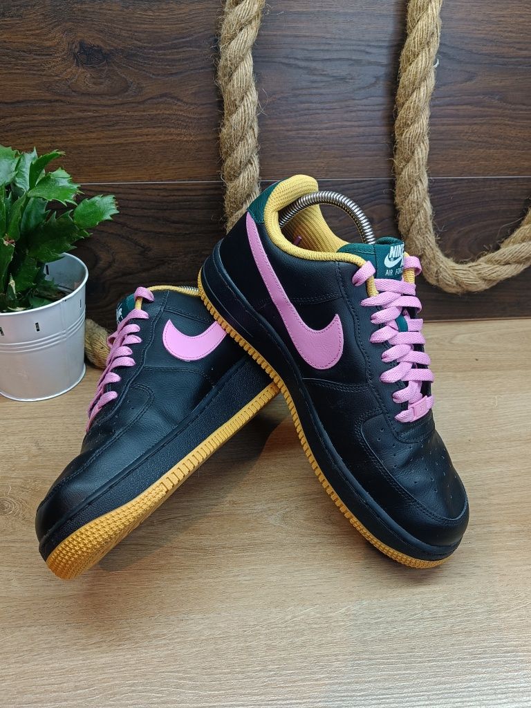 Czarne buty sportowe sneakersy Nike Air Force 1