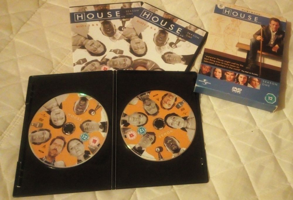 Dr House sezon pierwszy na 6 płytach DVD - język angielski