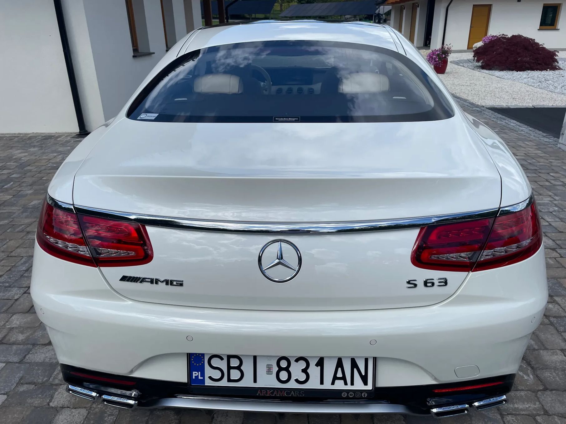 Mercedes-Benz Klasa S Mercedes S63 AMG Coupe, przebieg 2600km!, Japonia, 1 wł w Polsce