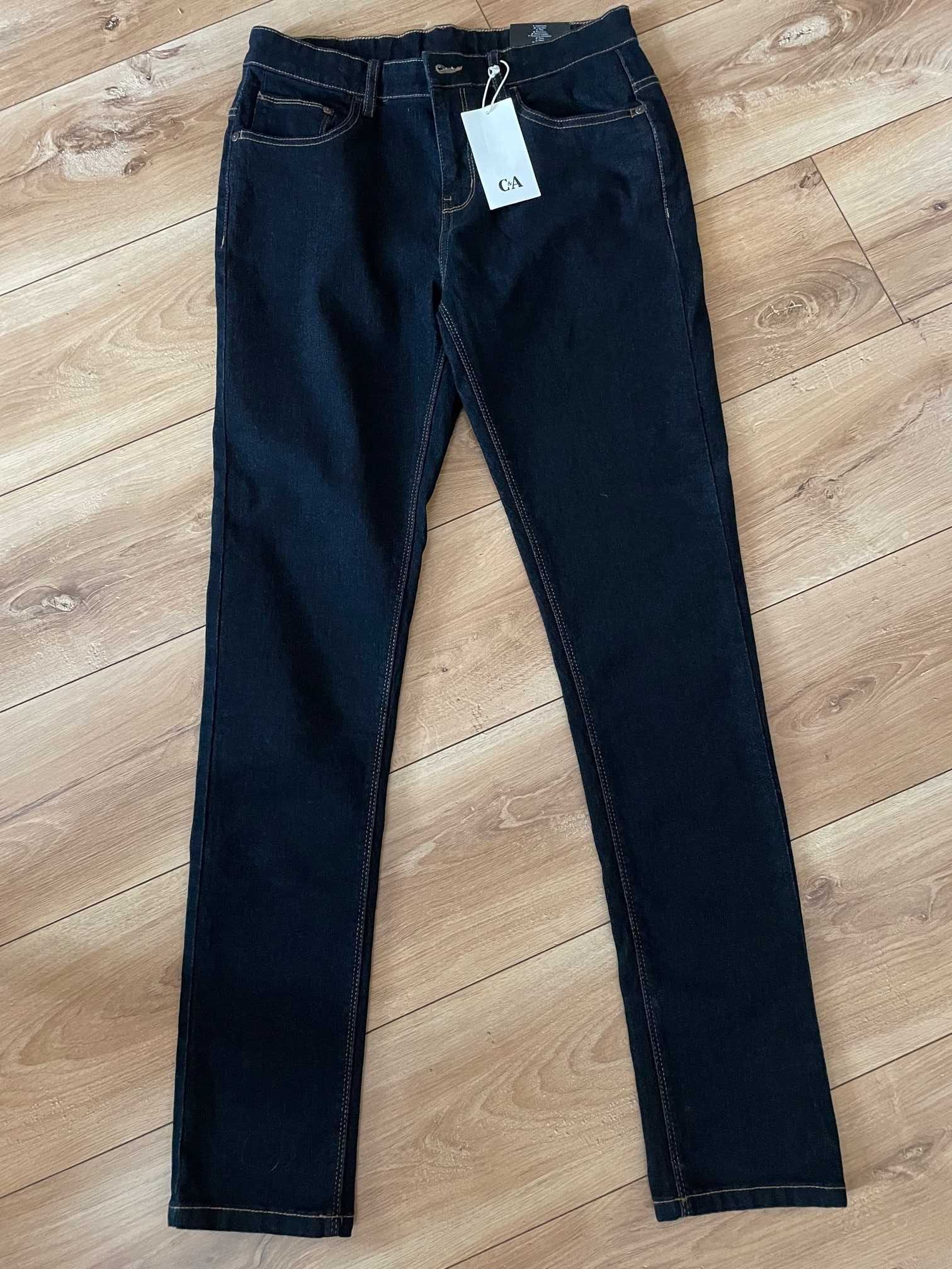 skinny jeans C&A spodnie rozm.182