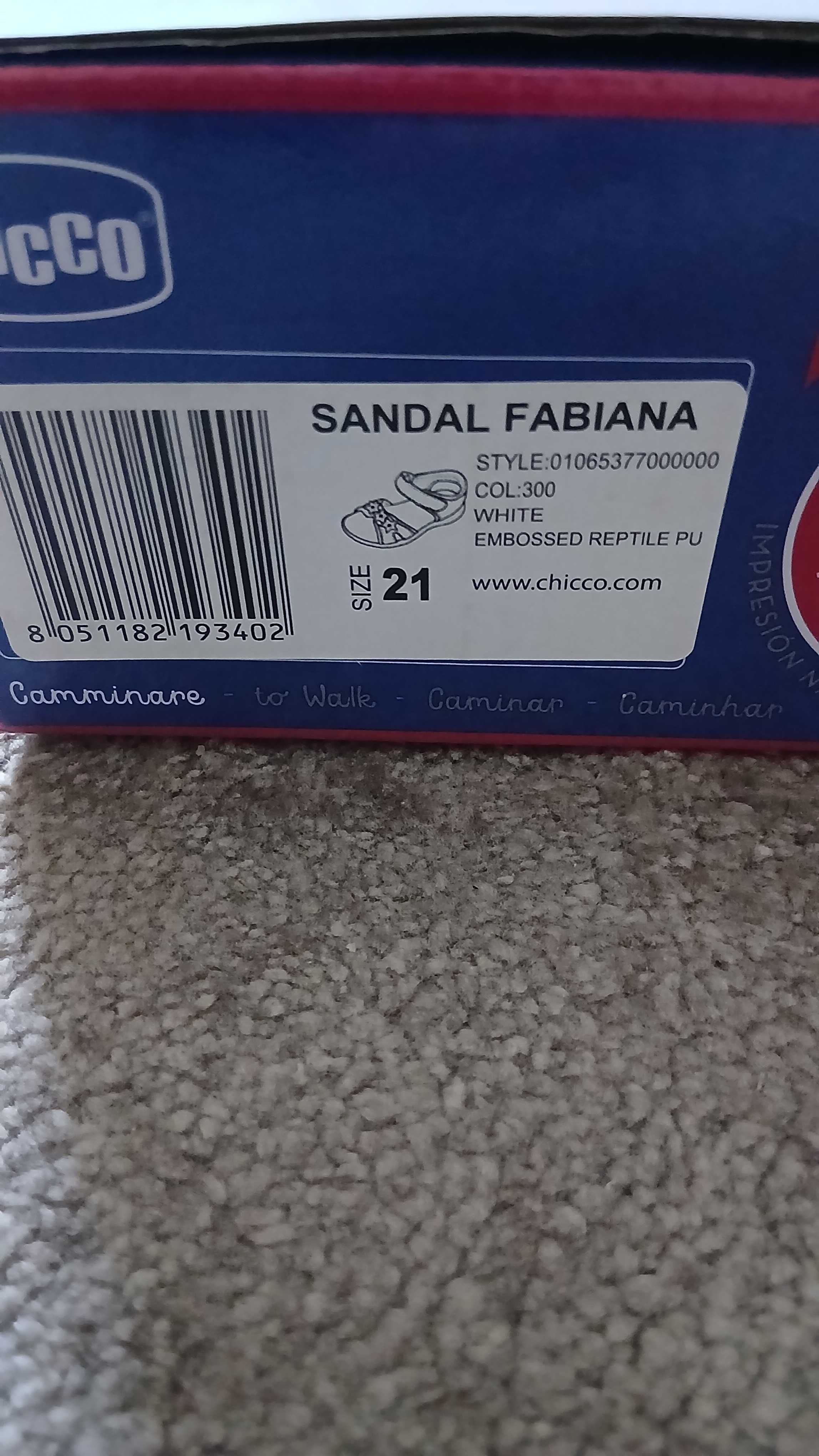 Sandalias chicco 21
