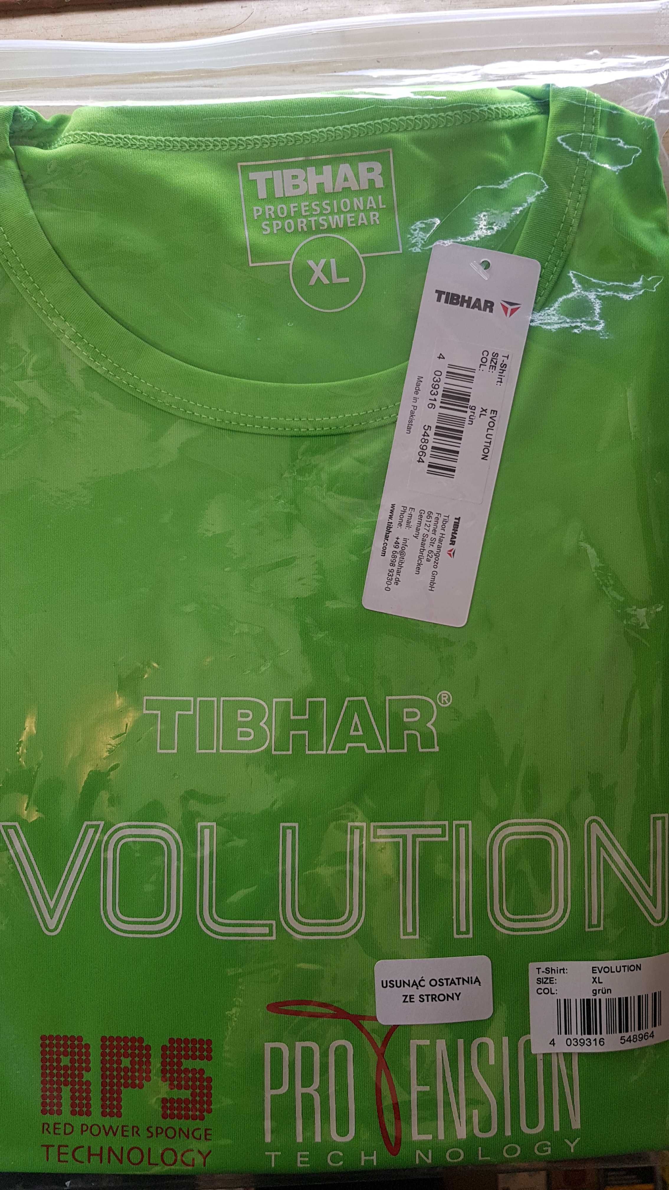T-Shirt Tibhar Evolution XL,Butterfly,Stiga,Andro,Donic,Joola