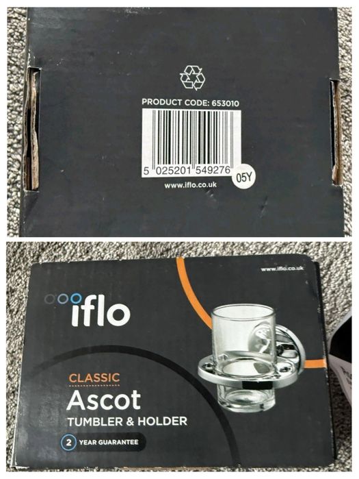 Настенный держатель для стакана и зубных щеток Iflo Ascot из Англии
