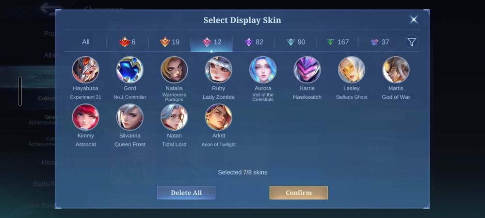 Продам акк Mobile legends