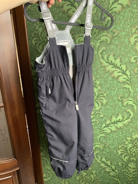 Куртка+штани зимові ленне 98 для хлопчика та напівкомбінезон комплект