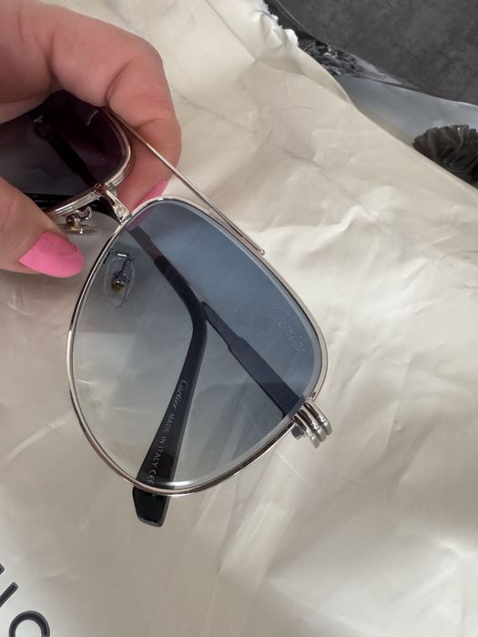 Okulary przeciwsłoneczne cartier pilotki chanel