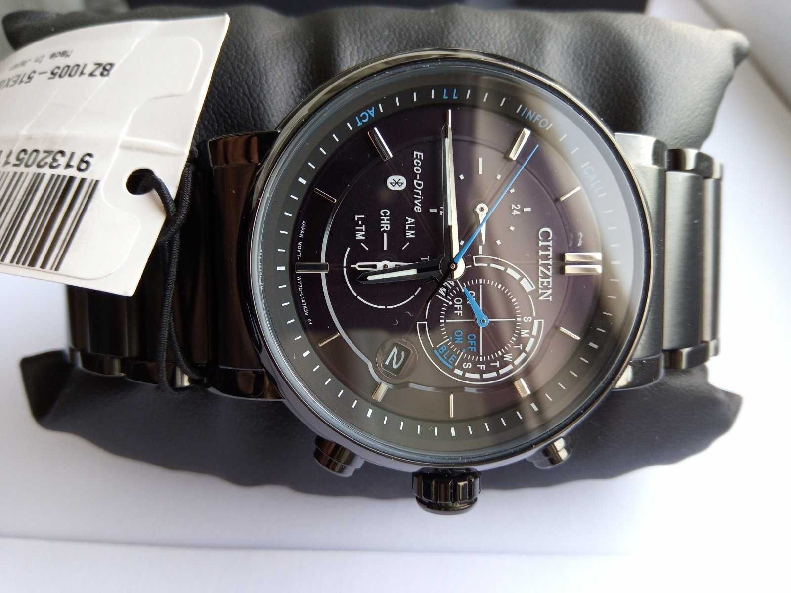 Японские часы с Bluetooth Citizen Eco-Drive BZ1005-51E, умные часы