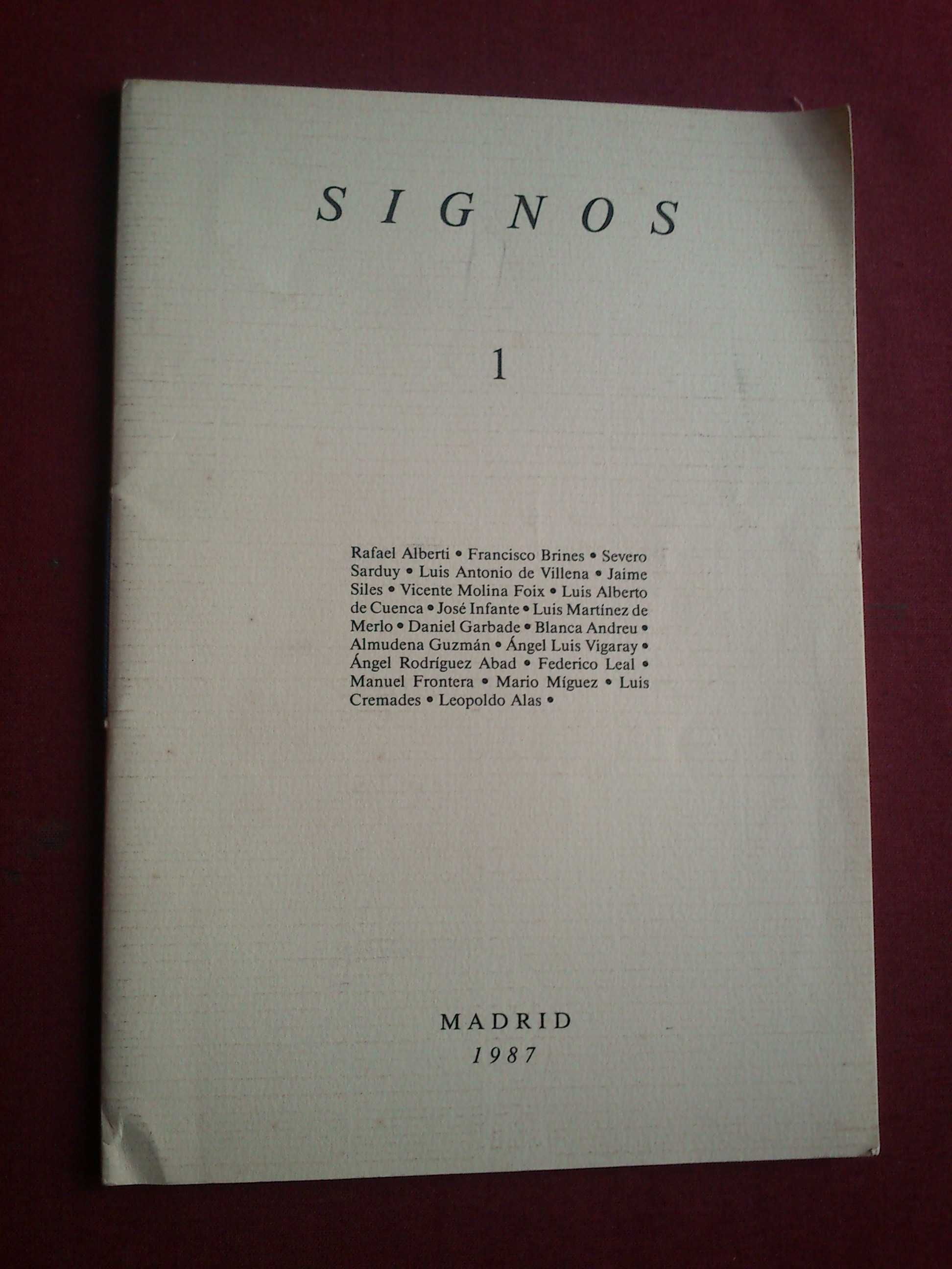 Leopoldo Alas-Signos-1-Madrid-1987