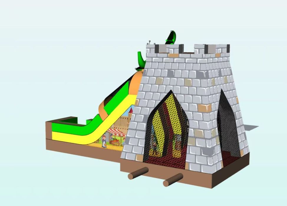 Insuflável Castelo medieval (novo)