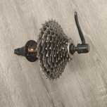 Cubo de bicicleta com carreto 9 velocidades