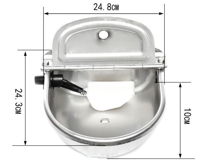 Автоматическая поилка из нержавеющей стали для коз, овец и КРС