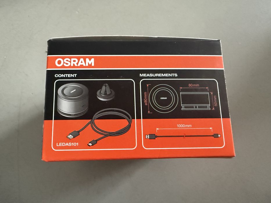 Samochodowy jonizator powietrza OSRAM AirZing Mini Air Purifier NOWY