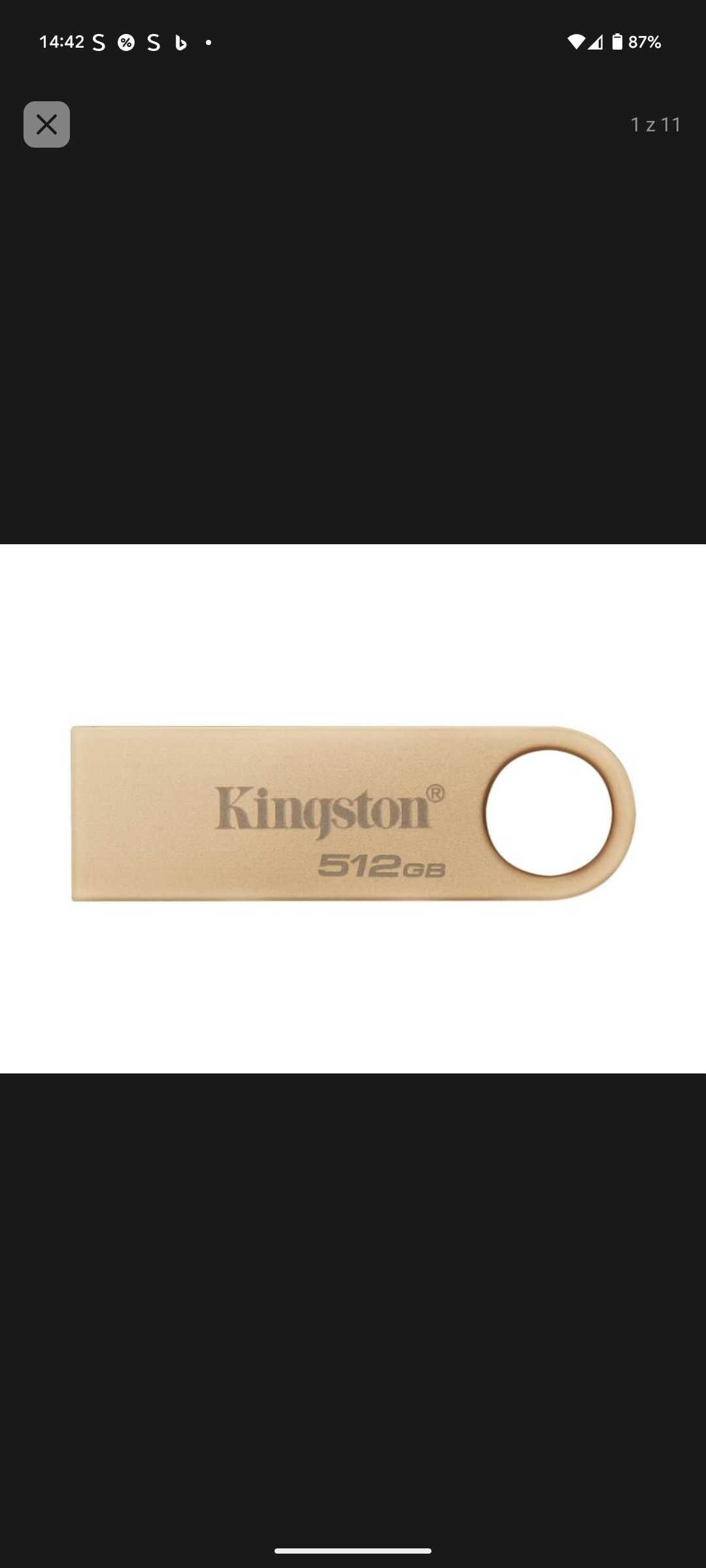 Kingston 512GB DataTraveler SE9 G3 220MB/s USB 3.2 Gen 3 50 mie gwaran