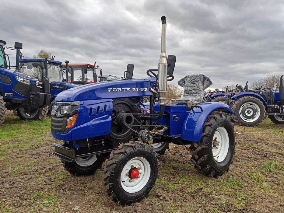 Трактор Форте 201 + фреза и плуг