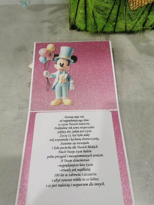 Kartka urodzinowa dla dziewczynki