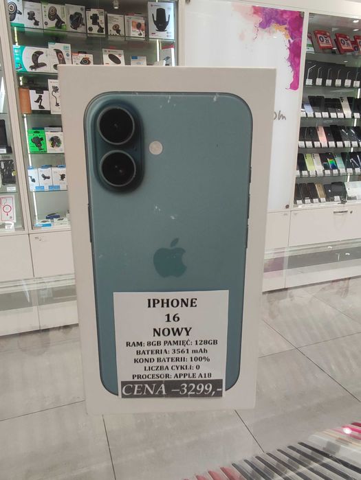 Iphone 16 128GB NOWY Telakces Felicity *Raty 0%