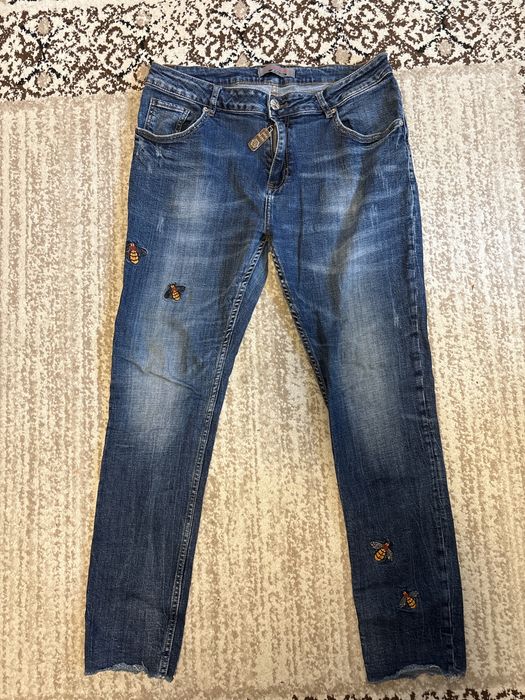 Продам штани  жіночі джинсові грубий джинс