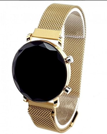 Zegarek damski kwarcowy elektronik kolor złoty