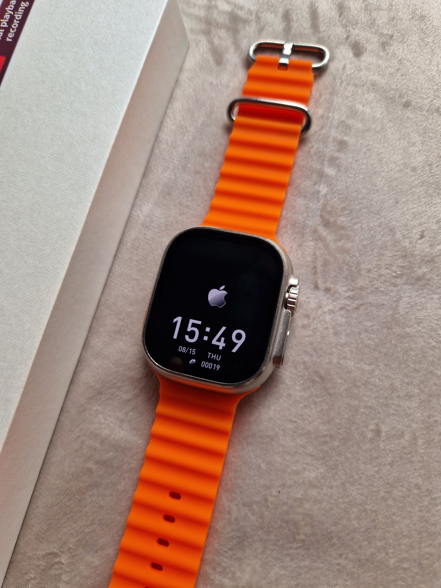 Smartwatch Hk9 ultra2 max komplet, zestaw dwóch pasków, watch amoled