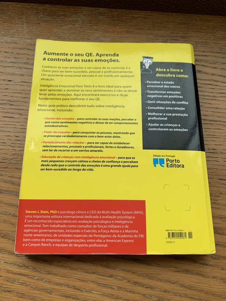 Livro Inteligência emocional para totos