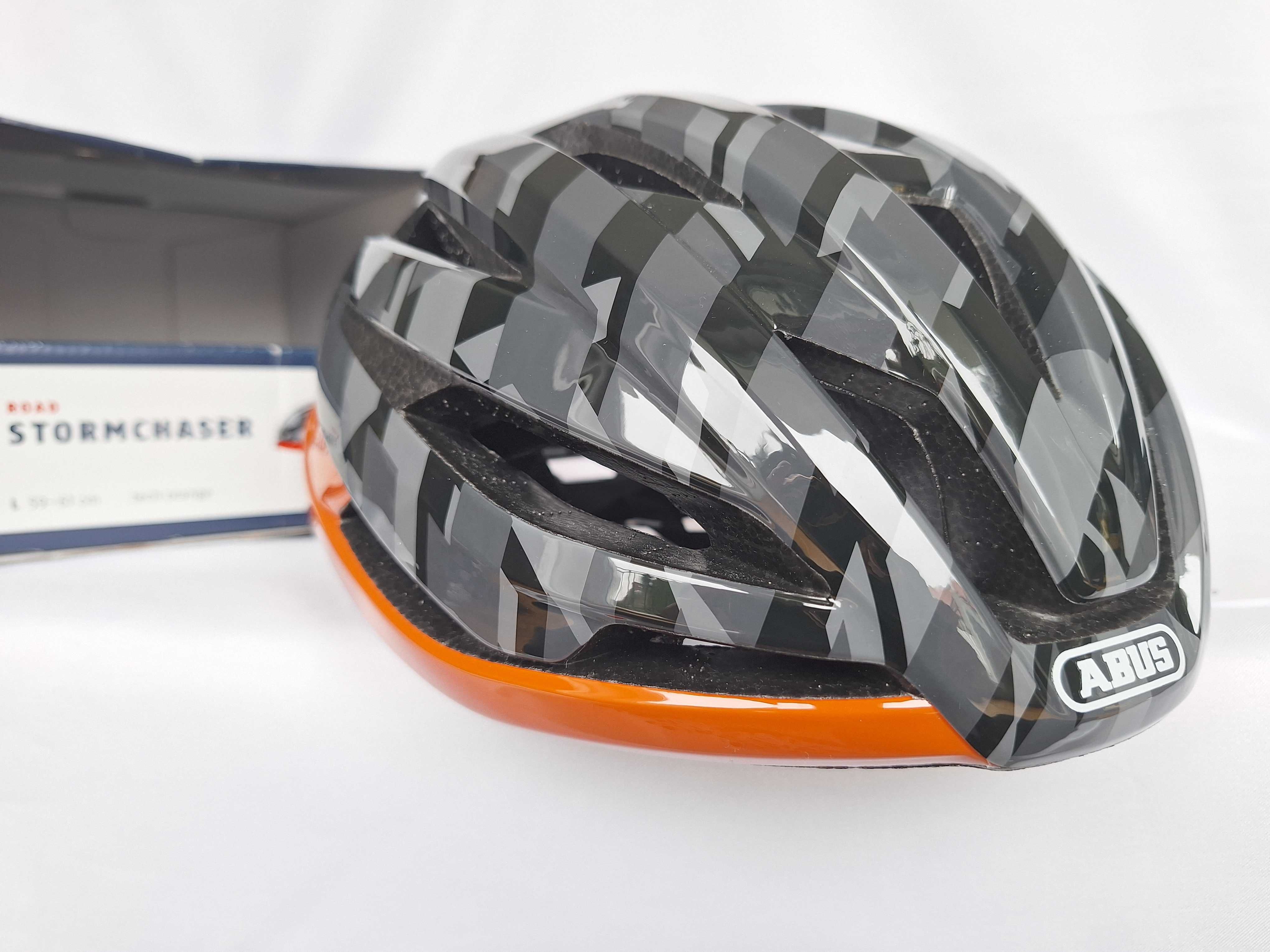 Kask rowerowy Abus StormChaser Tech Orange L 59-61cm