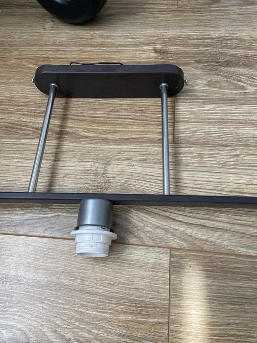 Żyrandol 3 punktowy brazowy