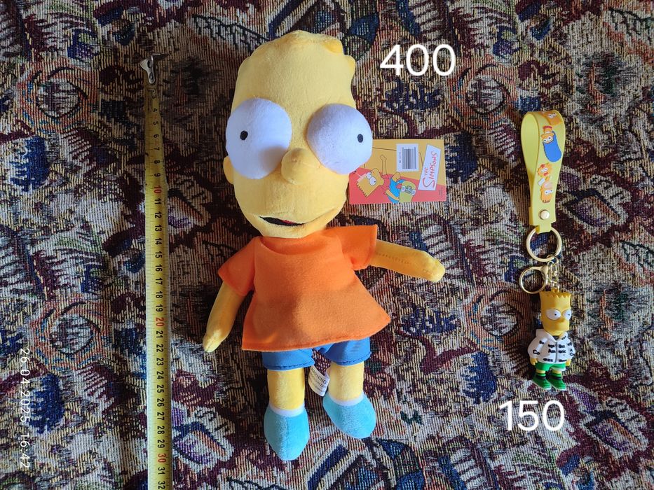 Барт Симпсон 30 см Гомер Гомер simpsons Симпсоны Сімпсони fox