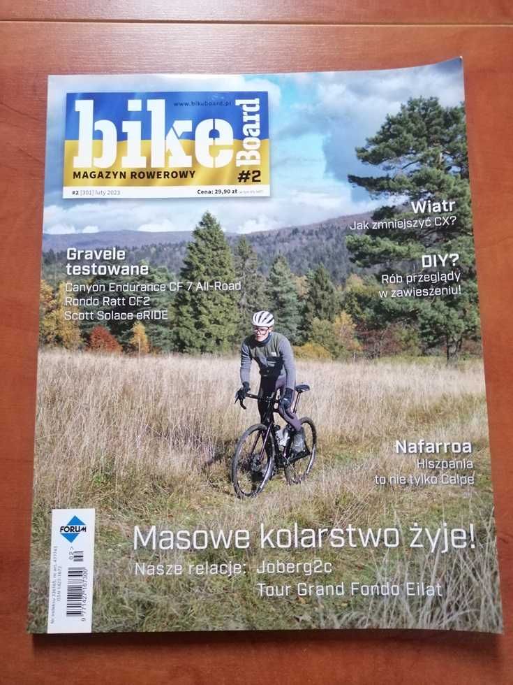 BikeBoard magazyn rowerowy. Egzemplarz luty 2023. Stan bd.