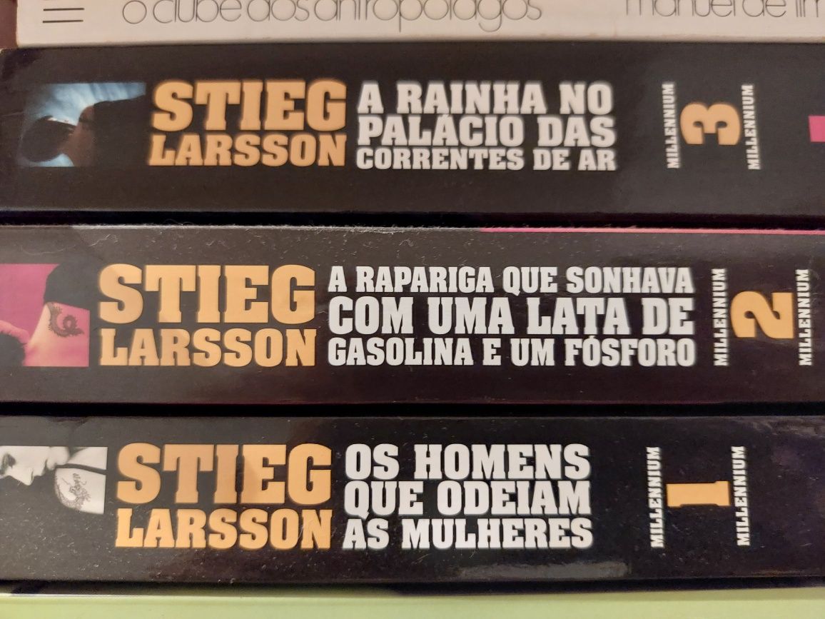 Livros de bolso Stieg Larsson