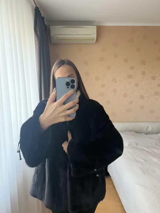 Норкова шуба ( Італія) XS / S / 40