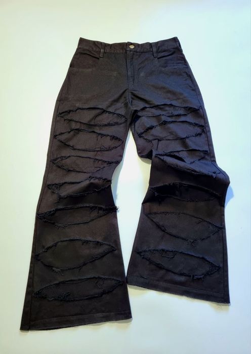 Rick Owens Архив опиум джинсы клешы opium archive rick o