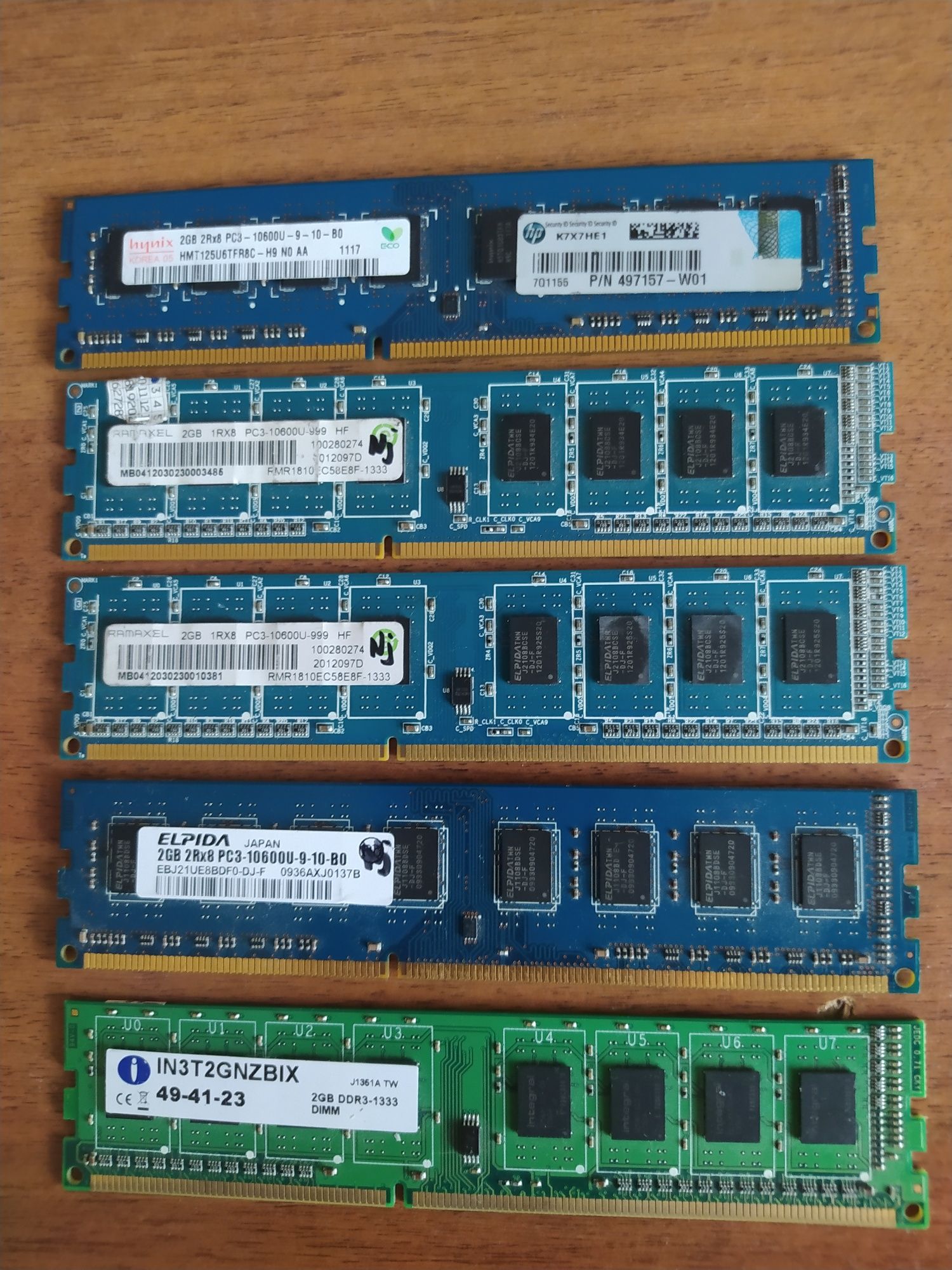 DDR3 2GB 40грн рабочие