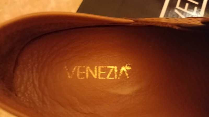 Mokasyny męskie Venezia r.42 nowe/paragon