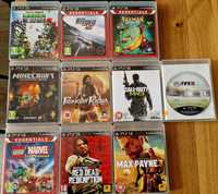 Gry PS3 COD, Rayman, plant vs Zombies itd..