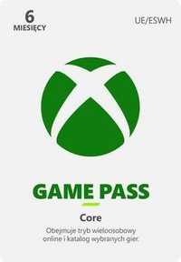 Xbox game pass CORE KOD KLUCZ 6 miesięcy BEZ VPN!