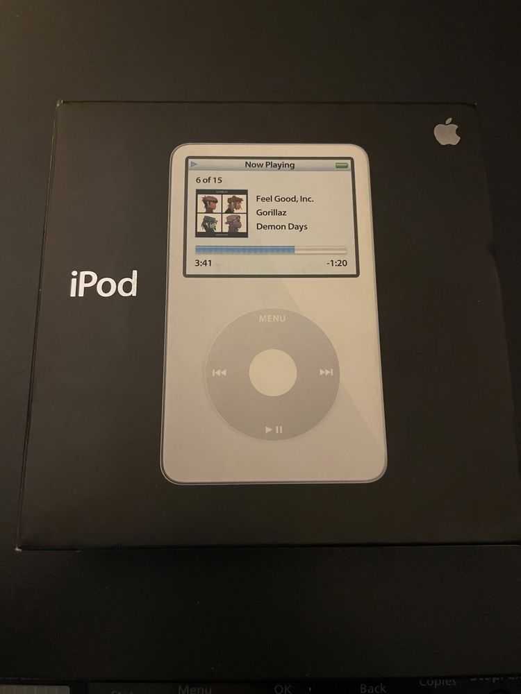 Pudełko od Apple iPod 60gb + dokumenty dla kolekcjonera