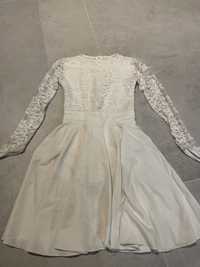 Sukienka startowa- łyżwy- 128 cm